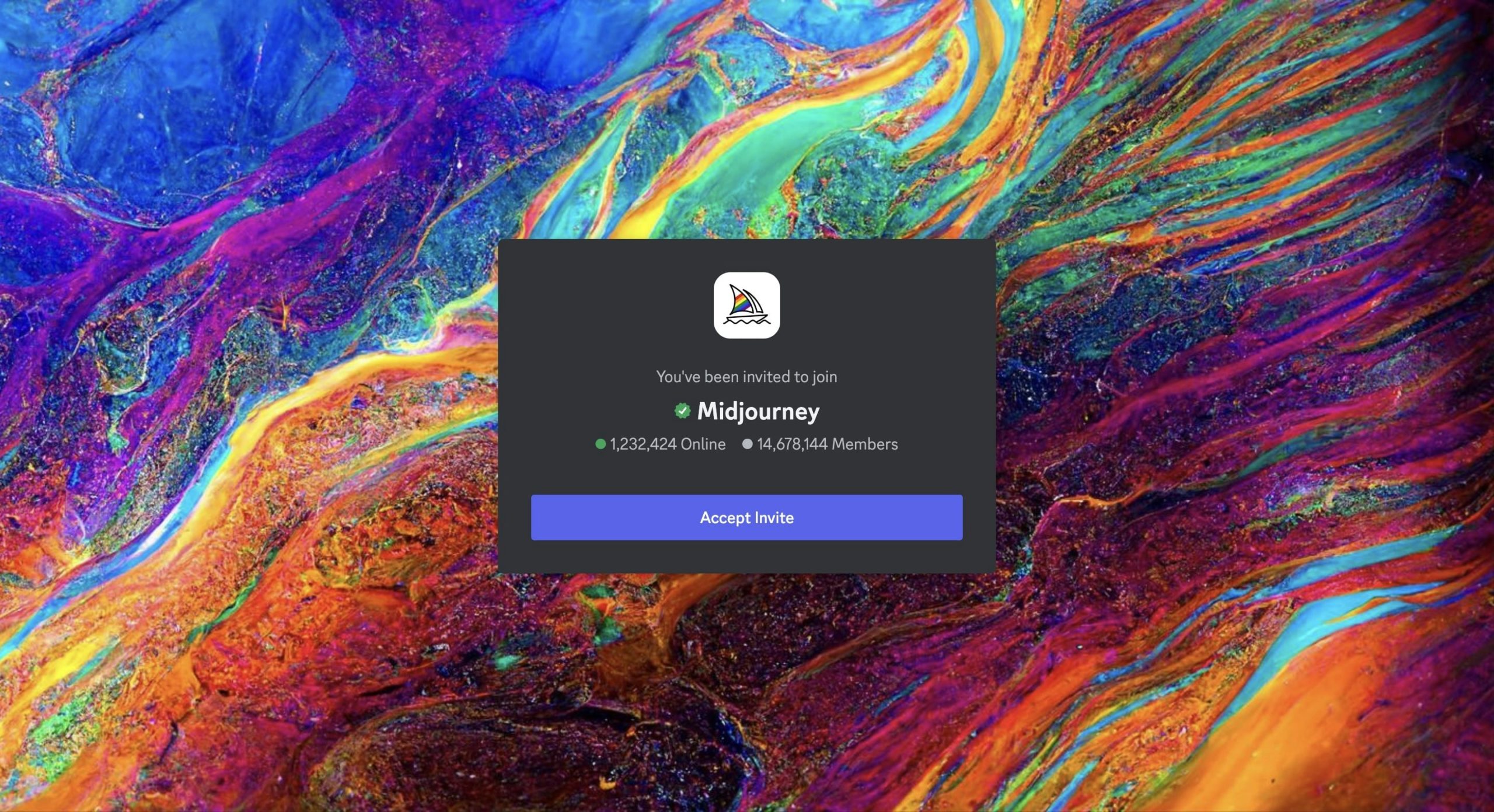 Midjourney discord invite