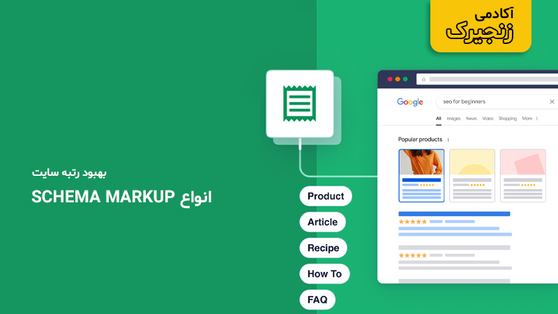 انواع Schema Markup